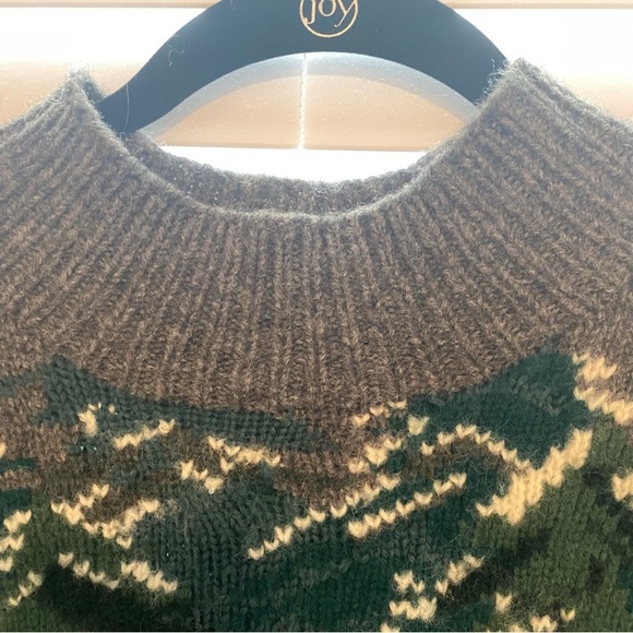 ⛸️🧶🧵🪡RALPH LAUREN HAND KNITTED LAMBSWOOL SWEATER - Picture 5 of 8